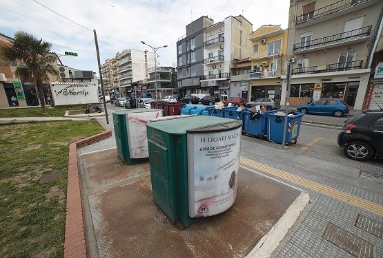 Σε 26 σημεία της Κομοτηνής θα τοποθετηθούν ημιυπόγειοι κάδοι απορριμμάτων