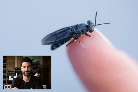 Φώτης Φωτιάδης: Εκτρέφει έντομα που μετατρέπουν τα απορρίμματα σε ζωοτροφή