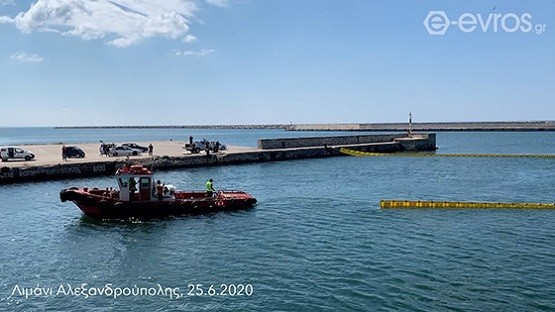 Ολοκληρώθηκε άσκηση αντιρύπανσης στο λιμάνι της Αλεξανδρούπολης